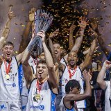 Les Fribourgeois savent comment gagner, ils l'ont prouvé en allant chercher leur 8e SBL Cup KEYSTONE/VALENTIN FLAURAUD